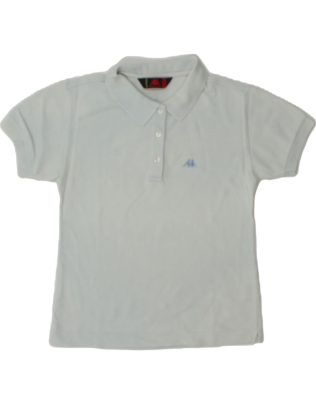 KAPPA Womens Polo Shirt UK 12 Medium Blue Cotton Vintage Kappa and Second-Hand Kappa from Messina Hembry 