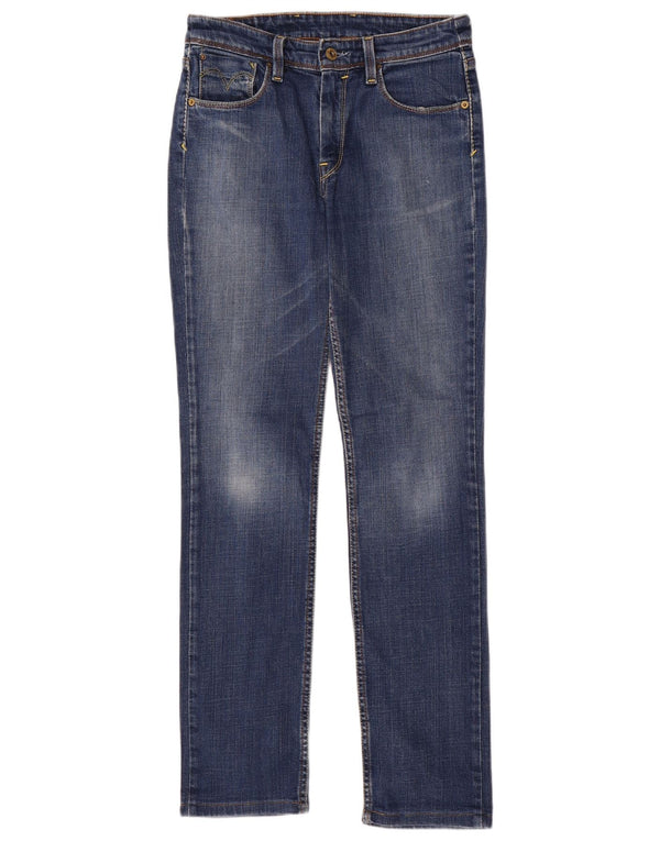 Levi's Womens Slim Jeans W29 L30 Blue Cotton