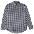 Ben Sherman Mens Shirt Size 16 1/2 Large Blue Gingham Cotton