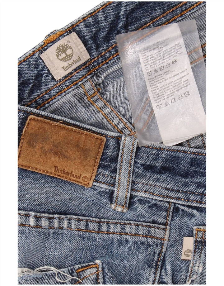 TIMBERLAND Mens Straight Jeans W34 L31 Blue Cotton