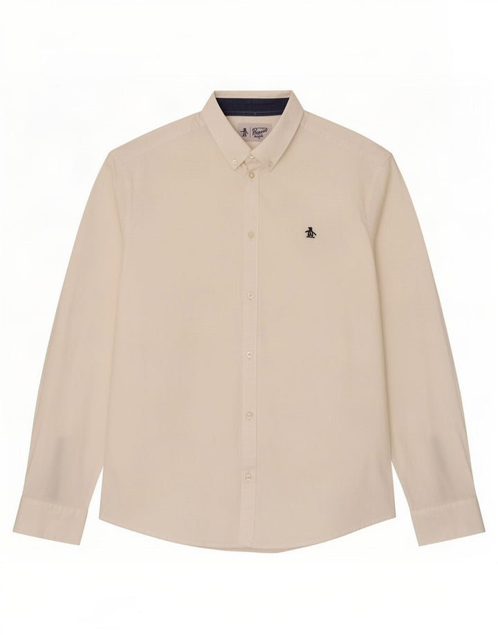 Penguin Mens Shirt Large White Cotton