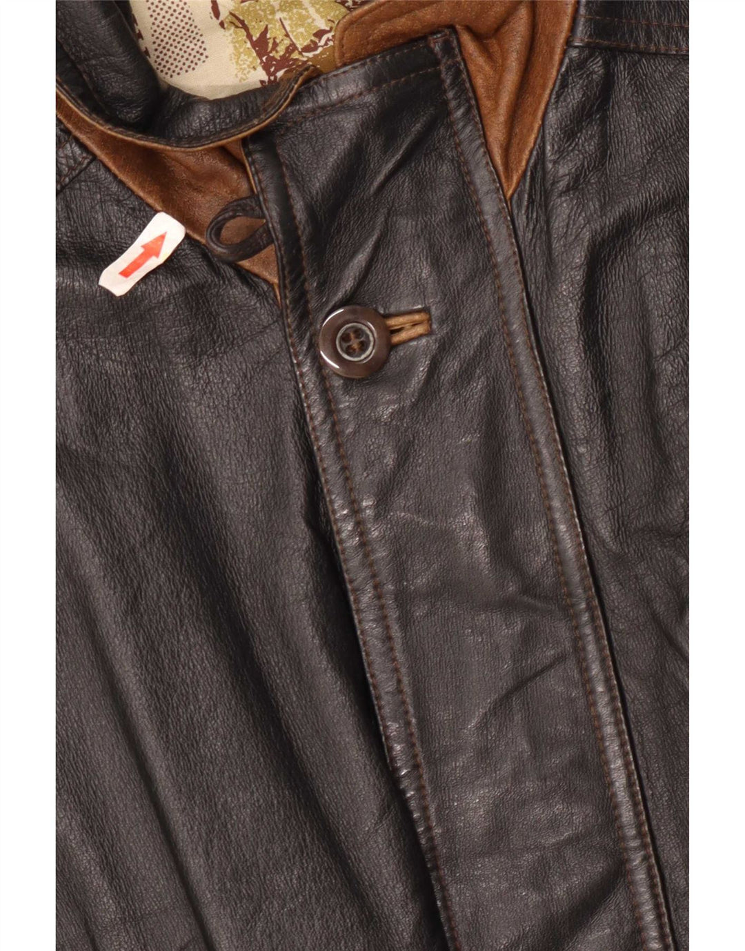Creation Mens Leather Jacket EU 48/50 Medium Black