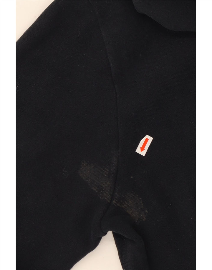 SUPERDRY Womens Graphic Hoodie Jumper UK 18 XL Black Cotton