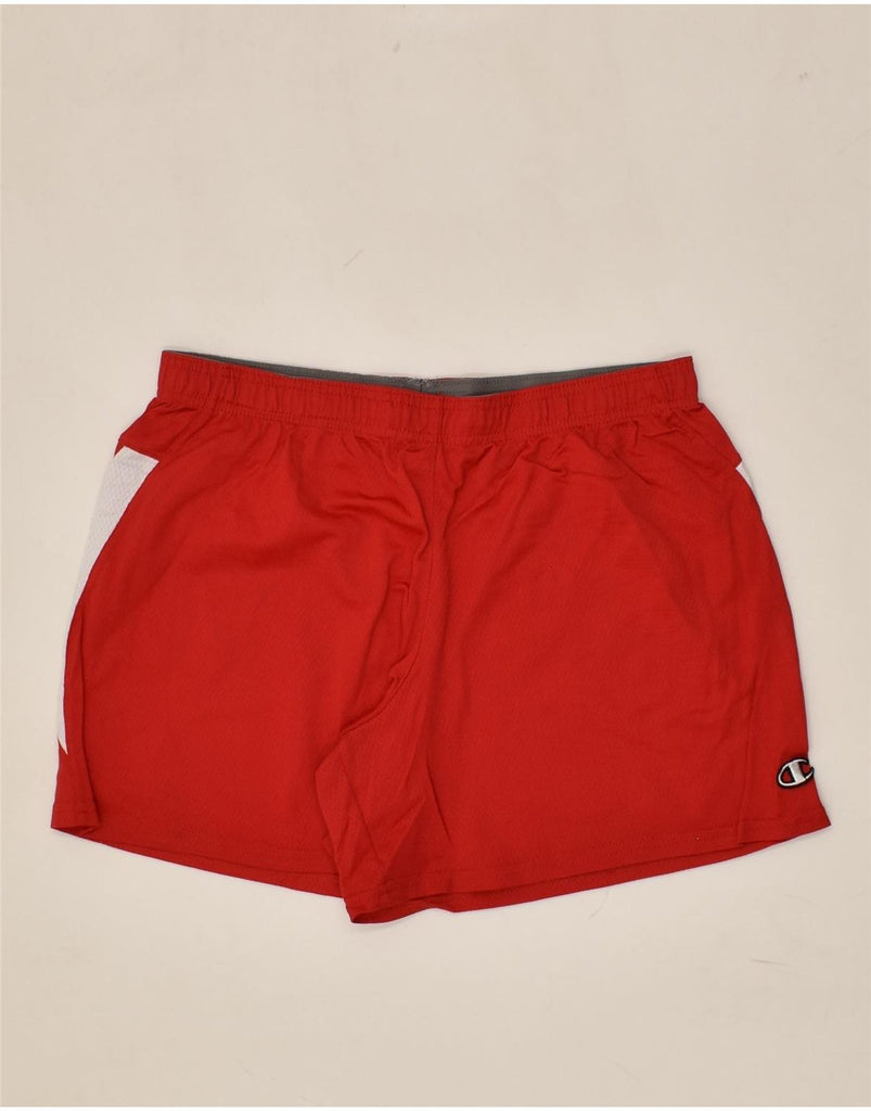 CHAMPION Mens Sport Shorts Large Red | Vintage Champion | Thrift | Second-Hand Champion | Used Clothing | Messina Hembry 