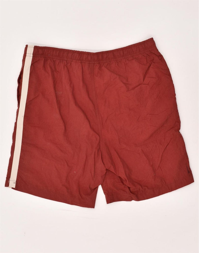 TIMBERLAND Mens Sport Shorts Large Maroon Nylon | Vintage Timberland | Thrift | Second-Hand Timberland | Used Clothing | Messina Hembry 