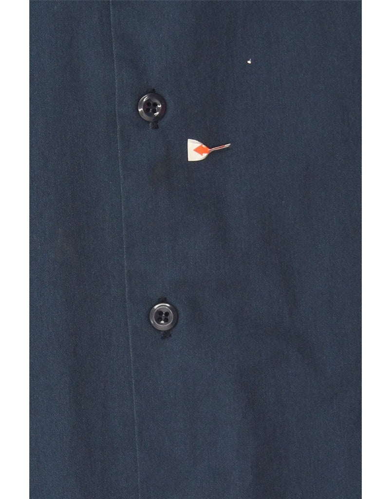 DICKIES Mens Shirt Size 15 Medium Navy Blue Cotton Vintage Dickies and Second-Hand Dickies from Messina Hembry 