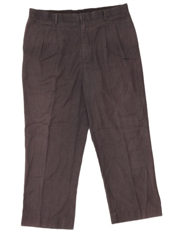 PIERRE CARDIN Mens Pegged Chino Trousers W36 L26 Grey