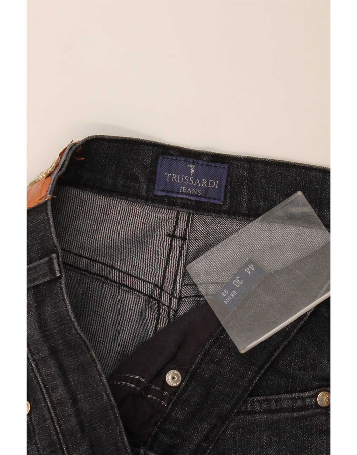 Trussardi Womens Straight Jeans W28 L26 Navy Blue