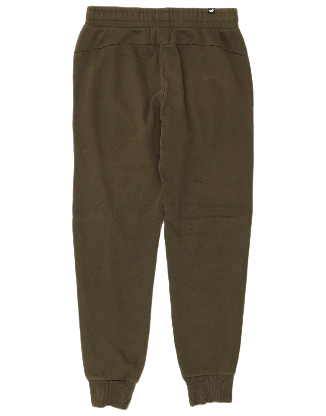 Puma Mens Tracksuit Trousers Joggers Small  Khaki Cotton
