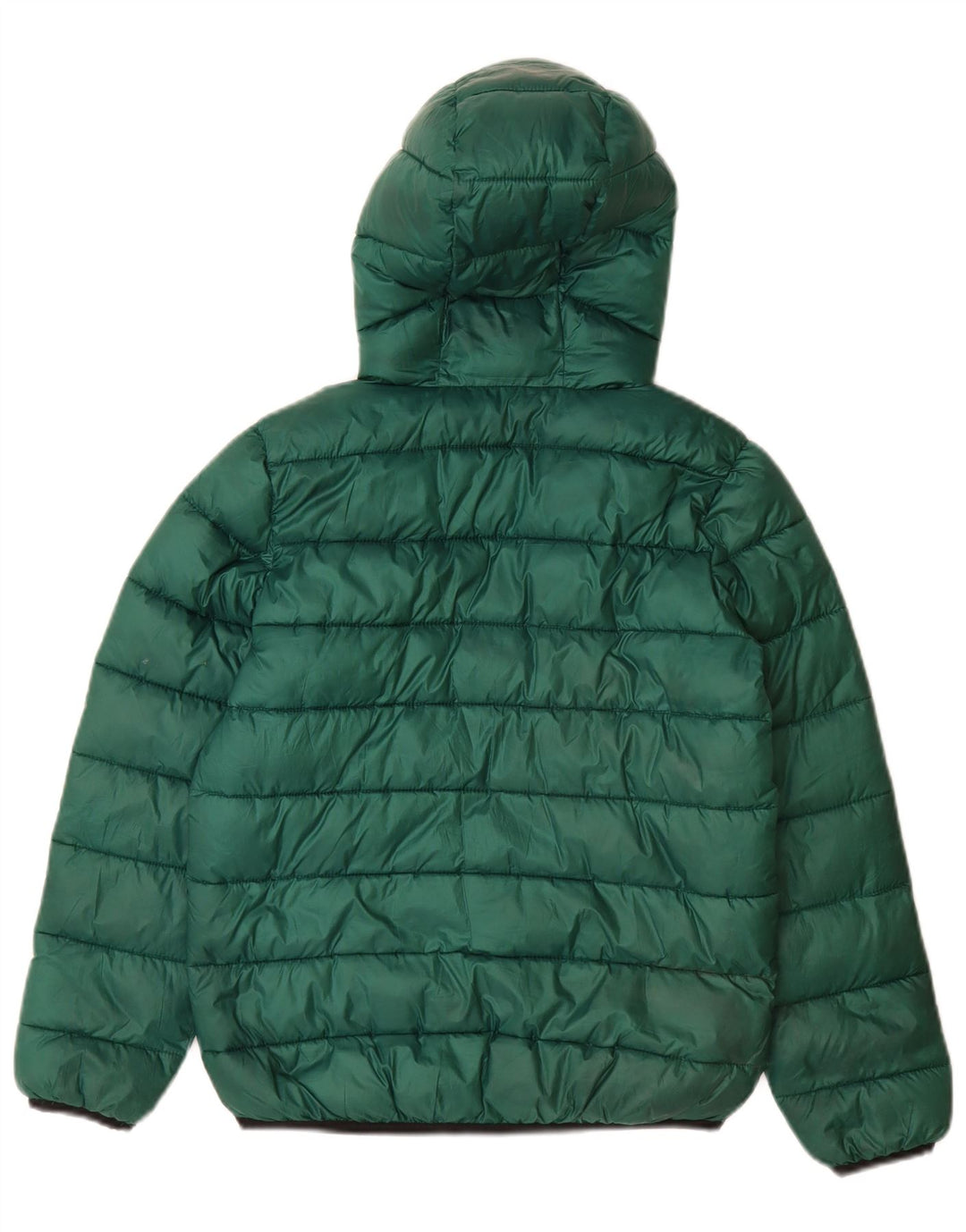 Champion Boys Hooded Padded Jacket 9-10 Years Medium  Green Polyester