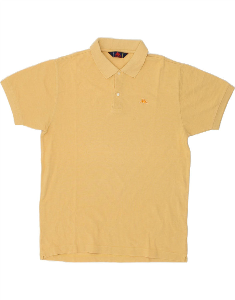 KAPPA Mens Polo Shirt XL Yellow Cotton | Vintage Kappa | Thrift | Second-Hand Kappa | Used Clothing | Messina Hembry 