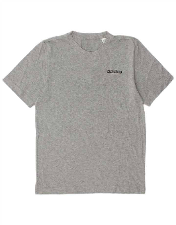 ADIDAS Mens T-Shirt Top Small Grey Cotton