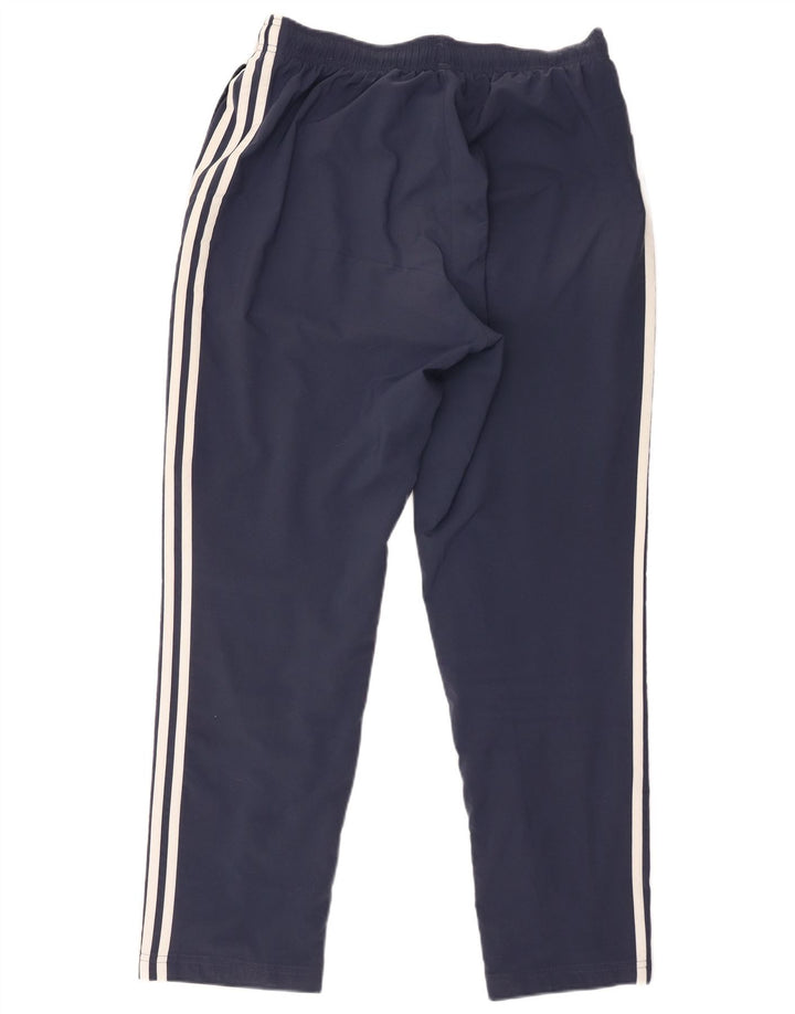 Adidas Mens Tracksuit Trousers UK 42/44 Large  Navy Blue Polyester