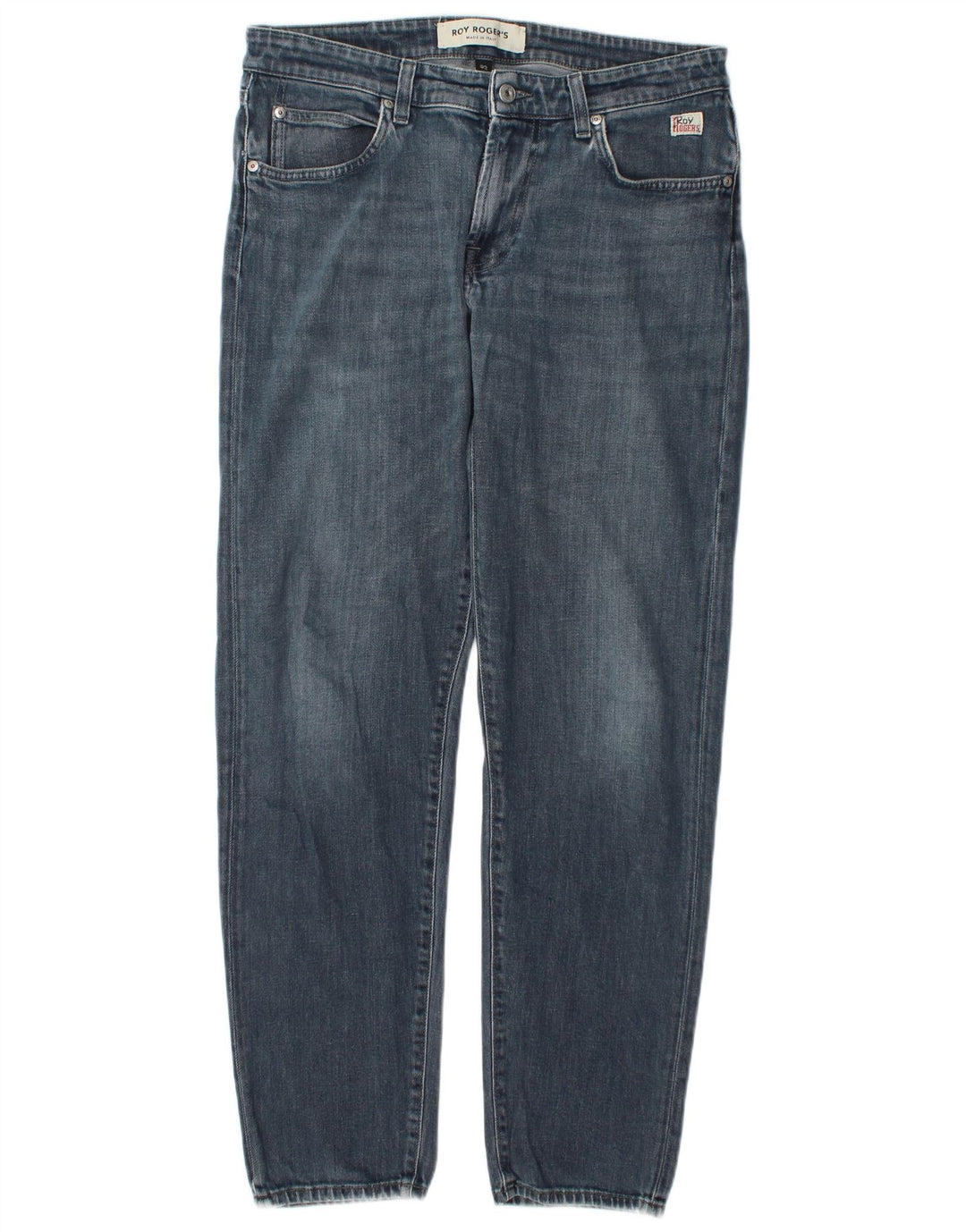 Roy Rogers Mens Straight Jeans W33 L31 Blue Cotton