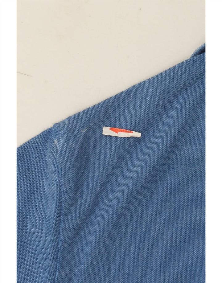 Superdry Mens Polo Shirt Large Blue Cotton