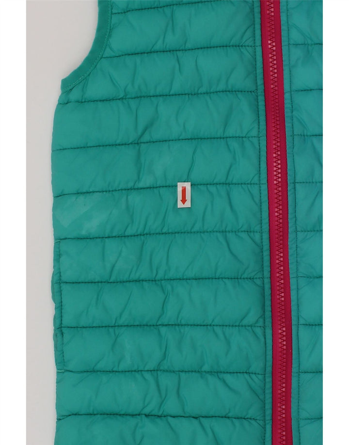 Joules Girls Padded Gilet 4-5 Years Turquoise Polyamide