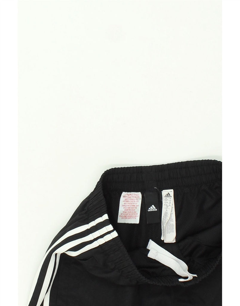 ADIDAS Boys Sport Shorts 13-14 Years Black Polyester | Vintage Adidas | Thrift | Second-Hand Adidas | Used Clothing | Messina Hembry 