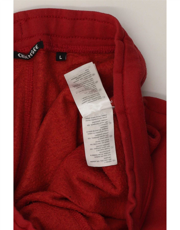 Chiemsee Mens Sport Shorts Large Red Cotton