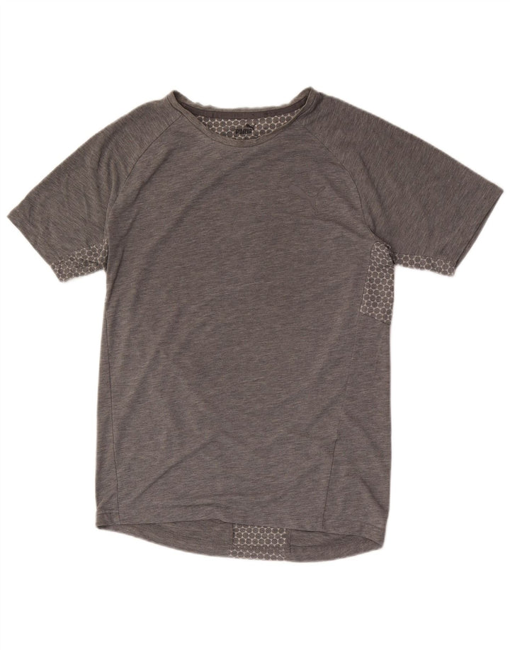 Puma Mens T-Shirt Top Medium Grey