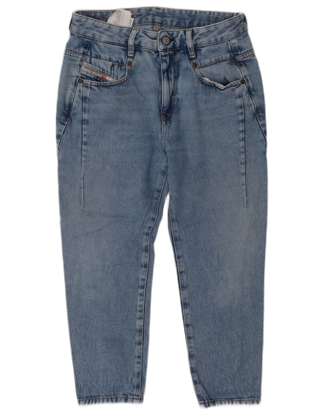 Diesel Womens Capri Slim Jeans W25 L22 Blue Cotton