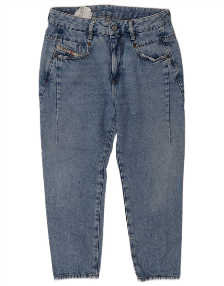 Diesel Womens Capri Slim Jeans W25 L22 Blue Cotton