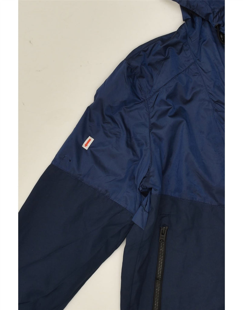 JACK & JONES Boys Hooded Rain Jacket 11-12 Years Navy Blue | Vintage Jack & Jones | Thrift | Second-Hand Jack & Jones | Used Clothing | Messina Hembry 