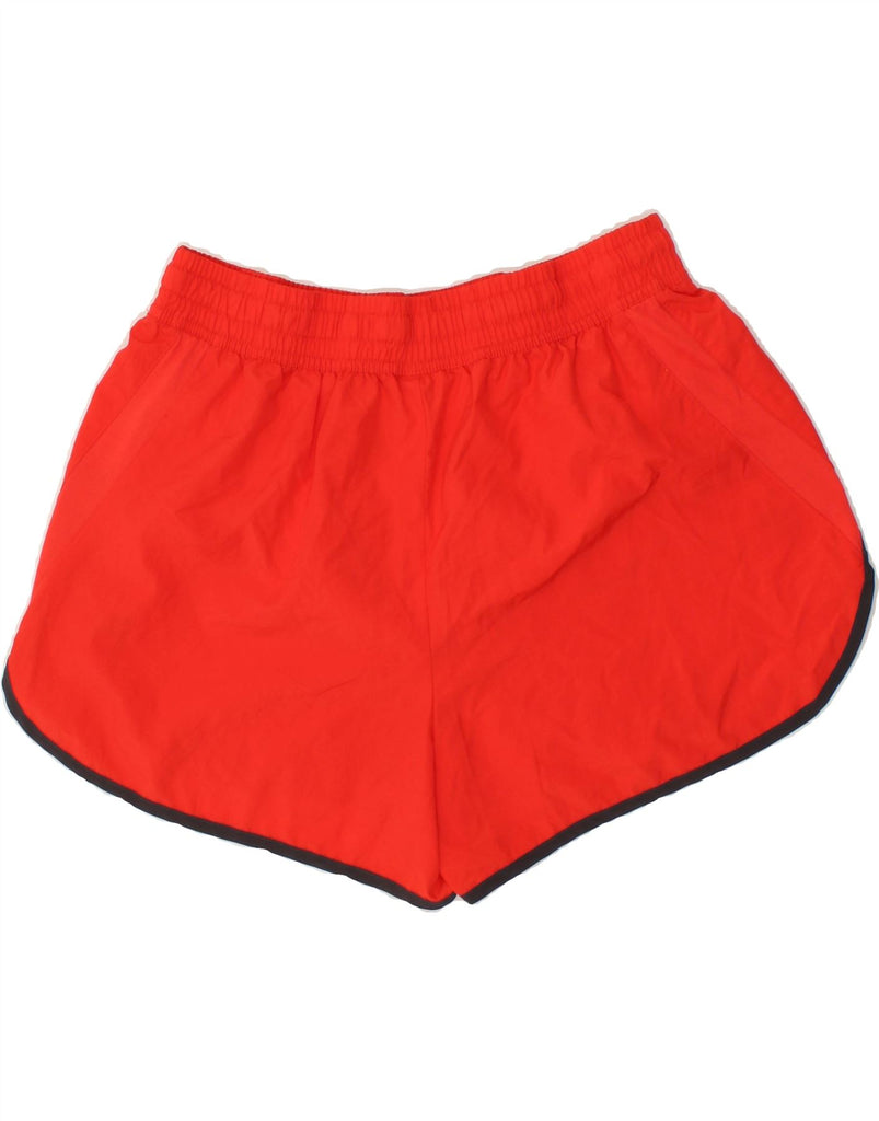 FILA Womens Graphic Sport Shorts UK 16 Large Red Polyester | Vintage Fila | Thrift | Second-Hand Fila | Used Clothing | Messina Hembry 