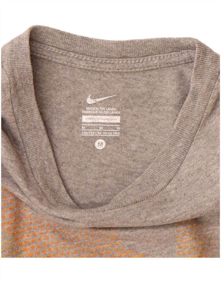 Nike Boys Graphic T-Shirt Top 10-11 Years Medium  Grey Cotton