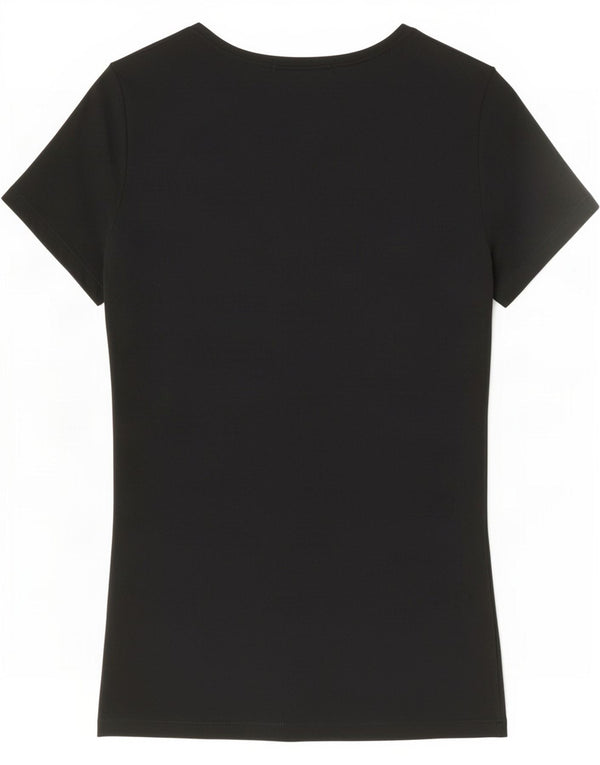 Levi's Womens T-Shirt Top UK 10 Small Black Cotton