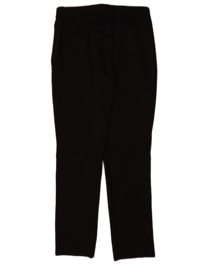 Nike Womens Dri Fit Graphic Tracksuit Trousers UK 14 Medium Black Polyester
