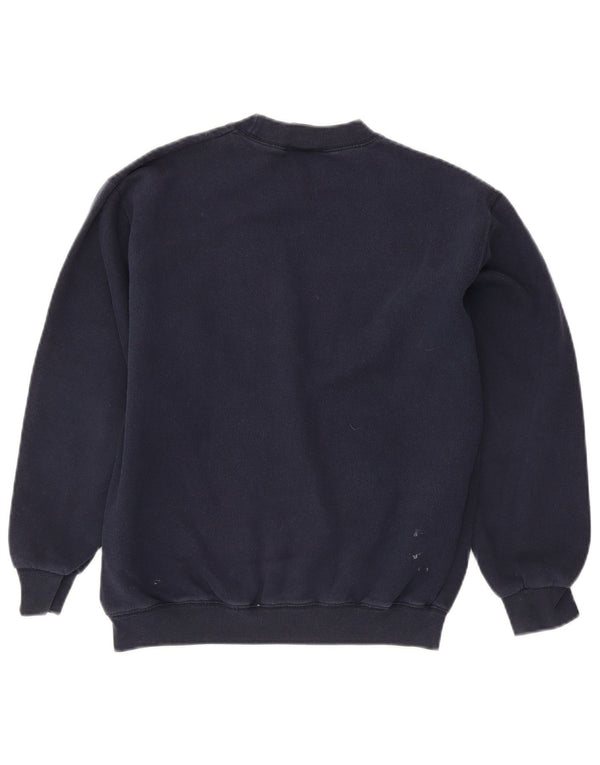 Champion Mens Sweatshirt Jumper Medium Navy Blue