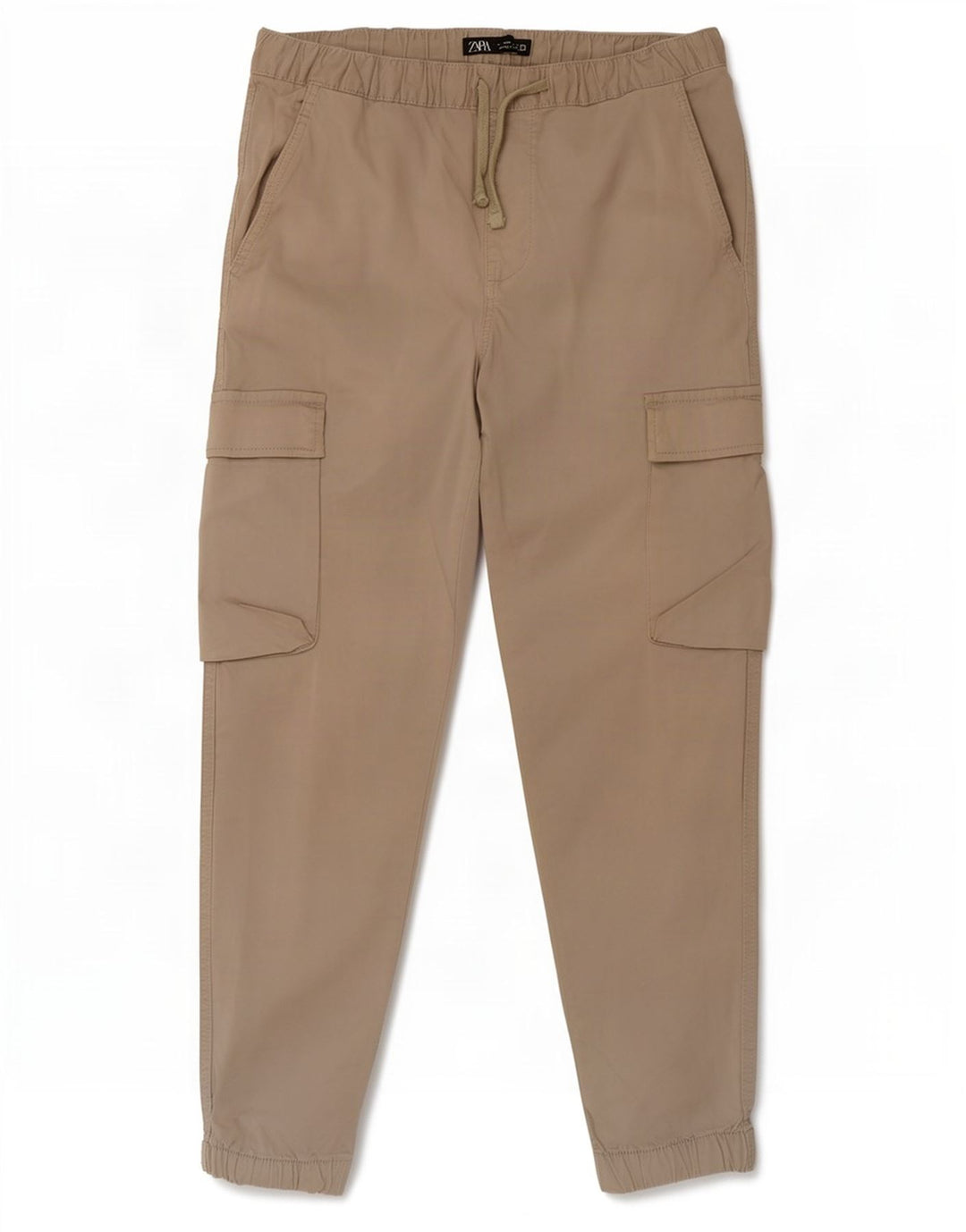 Zara Mens Joggers Cargo Trousers Medium W31 L26 Beige