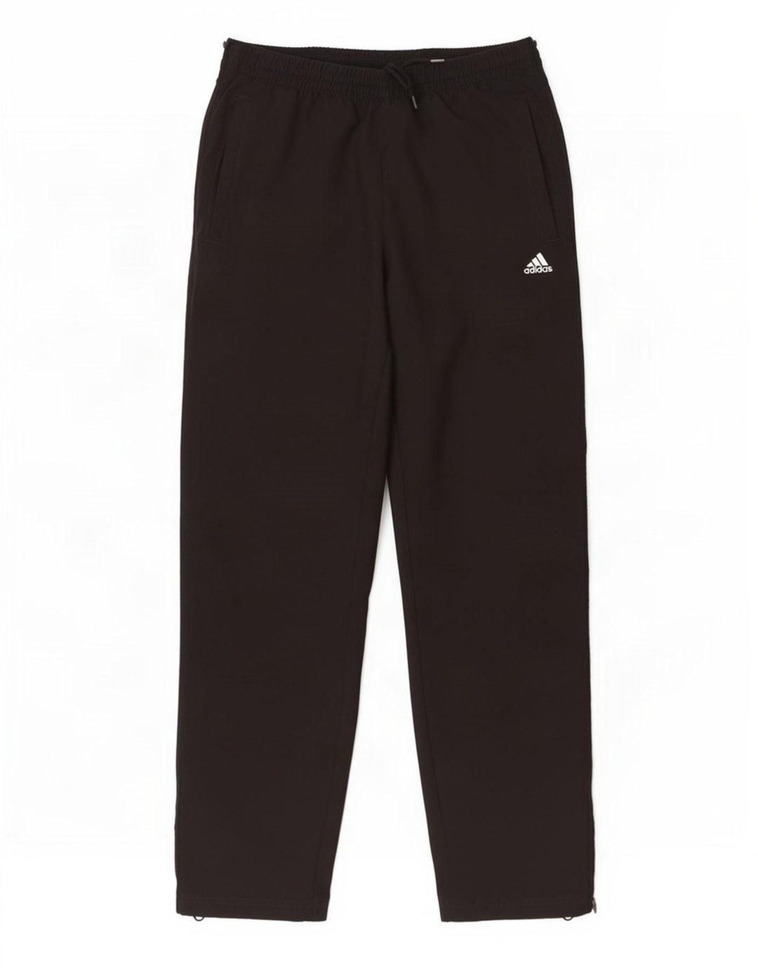Adidas Mens Tracksuit Trousers Medium Black Polyester