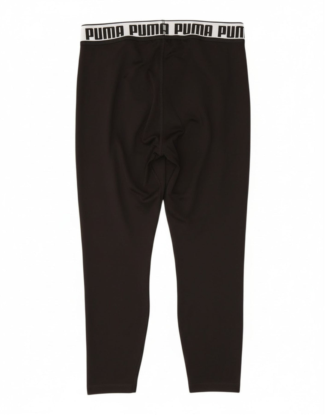 Puma Womens Graphic Crop Leggings UK 14 Large Black