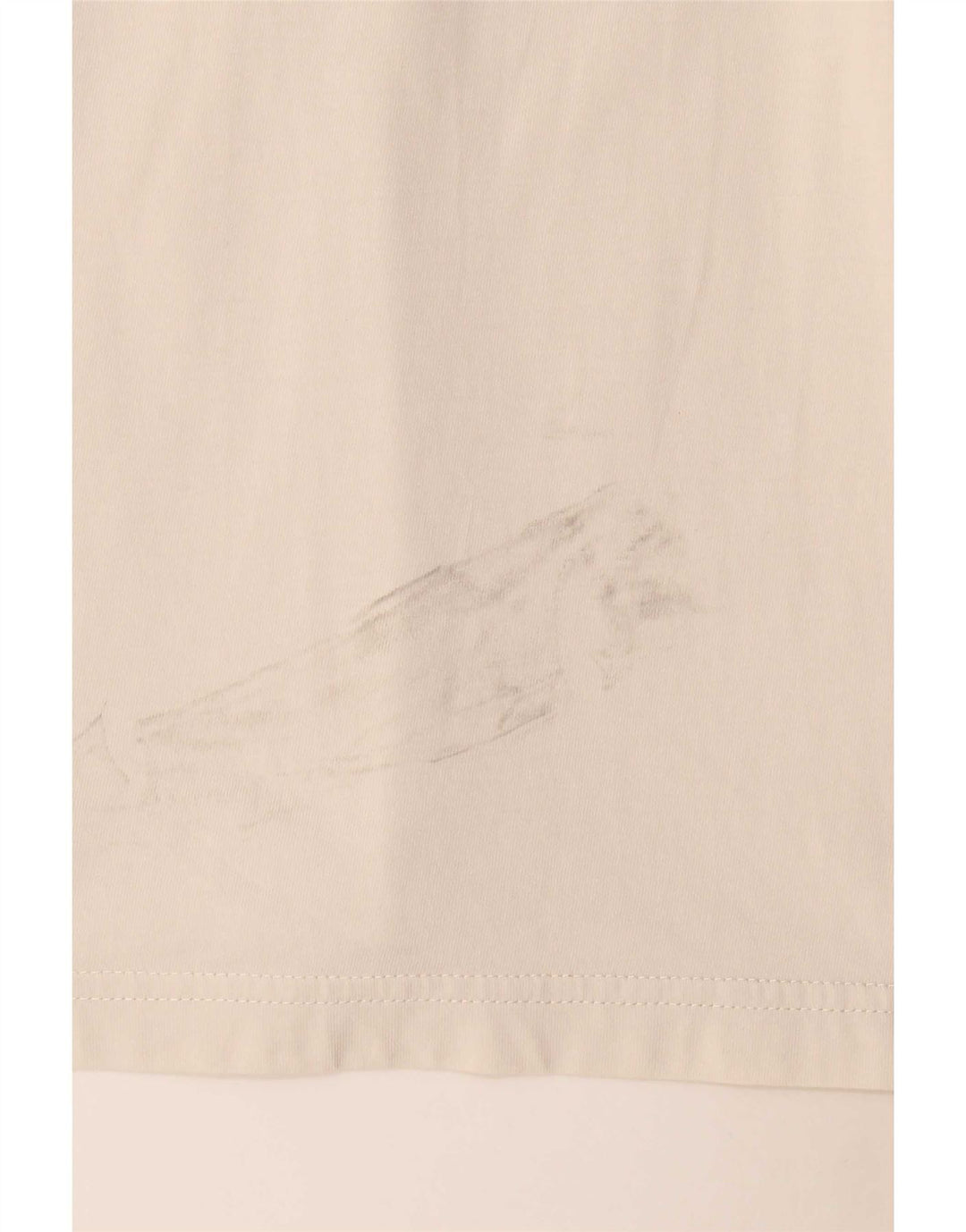 Tommy Hilfiger Mens Regular Fit T-Shirt Top Large Beige Cotton