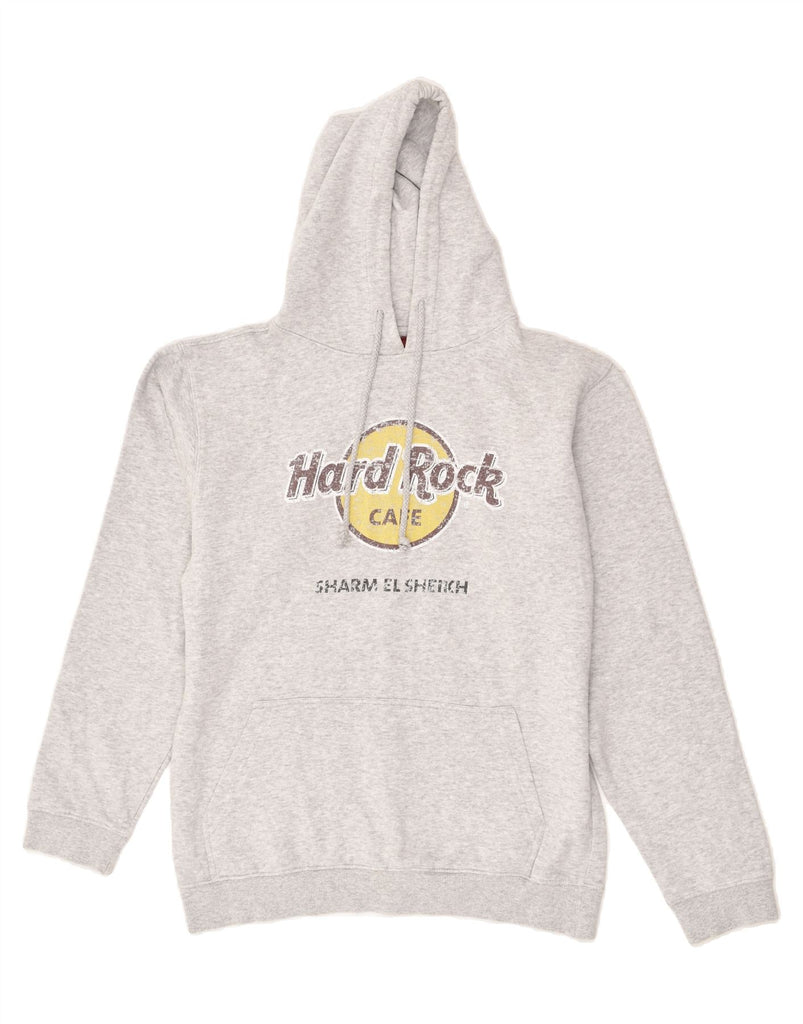 HARD ROCK CAFE Mens Sharm El-Sheikh Graphic Hoodie Jumper Large Grey | Vintage Hard Rock Cafe | Thrift | Second-Hand Hard Rock Cafe | Used Clothing | Messina Hembry 