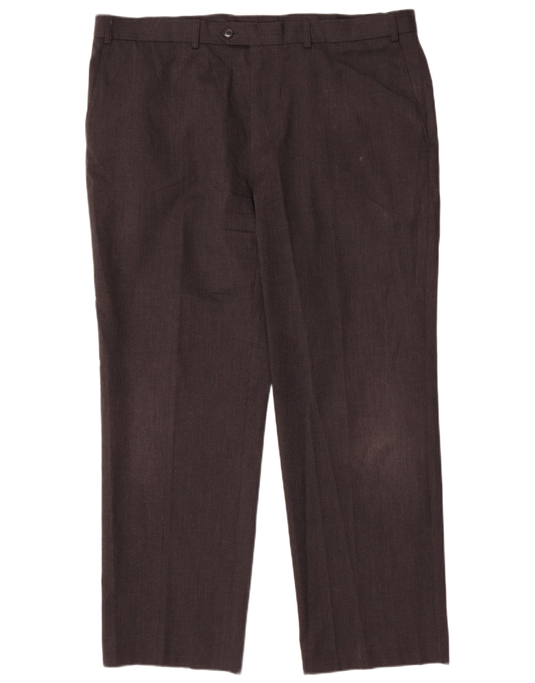 Marks & Spencer Mens Straight Suit Trousers Size 42 W42 L31 Grey