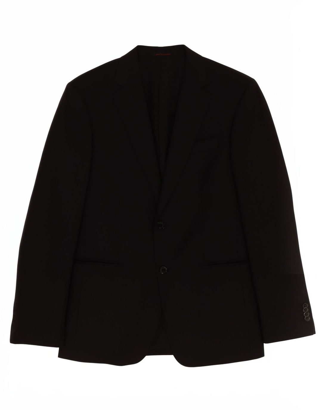 Pierre Cardin Mens 2 Button Blazer Jacket UK 38 Medium Black Classic