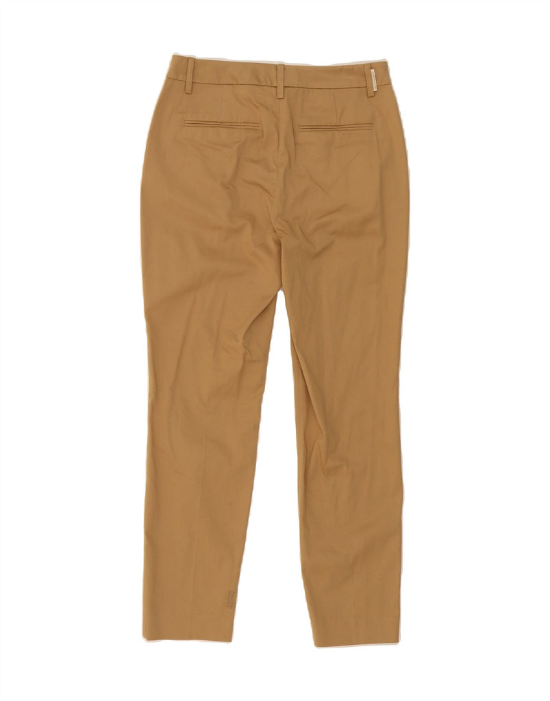 SCOTCH & SODA Womens Skinny Crop Casual Trousers W26 L26 Beige Cotton Vintage Scotch & Soda and Second-Hand Scotch & Soda from Messina Hembry 