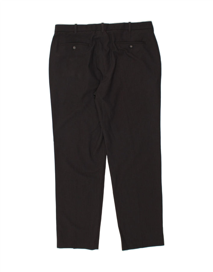 IZOD Mens Straight Suit Trousers W36 L32 Grey Polyester Vintage Izod and Second-Hand Izod from Messina Hembry 