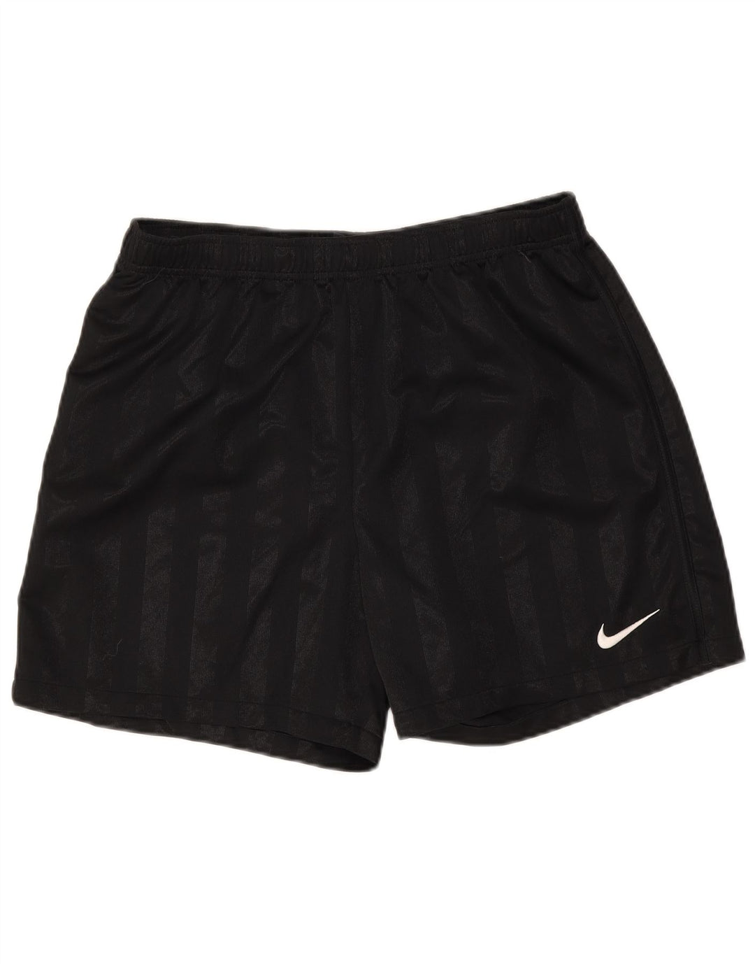 Nike Mens Sport Shorts Medium Black Striped Polyester