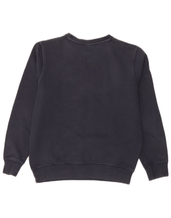 Ellesse Boys Graphic Sweatshirt Jumper 10-11 Years Navy Blue Cotton