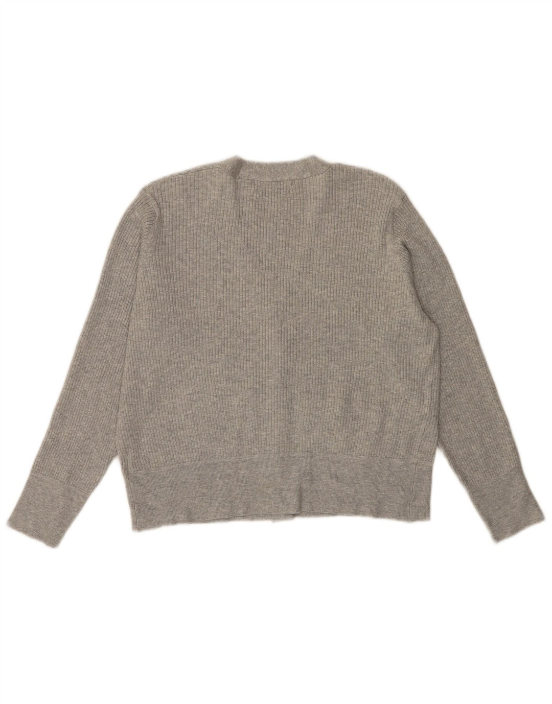 MARKS & SPENCER Girls Cardigan Sweater 13-14 Years Grey Viscose