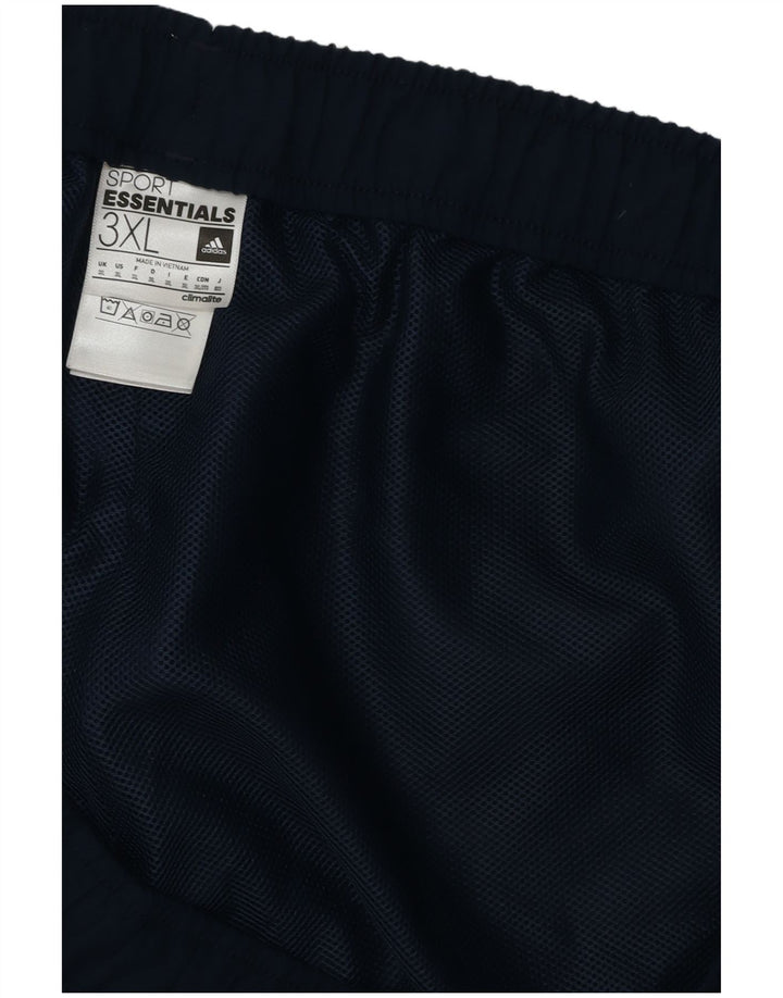Adidas Mens Climalite Sport Shorts 3XL  Navy Blue Polyester