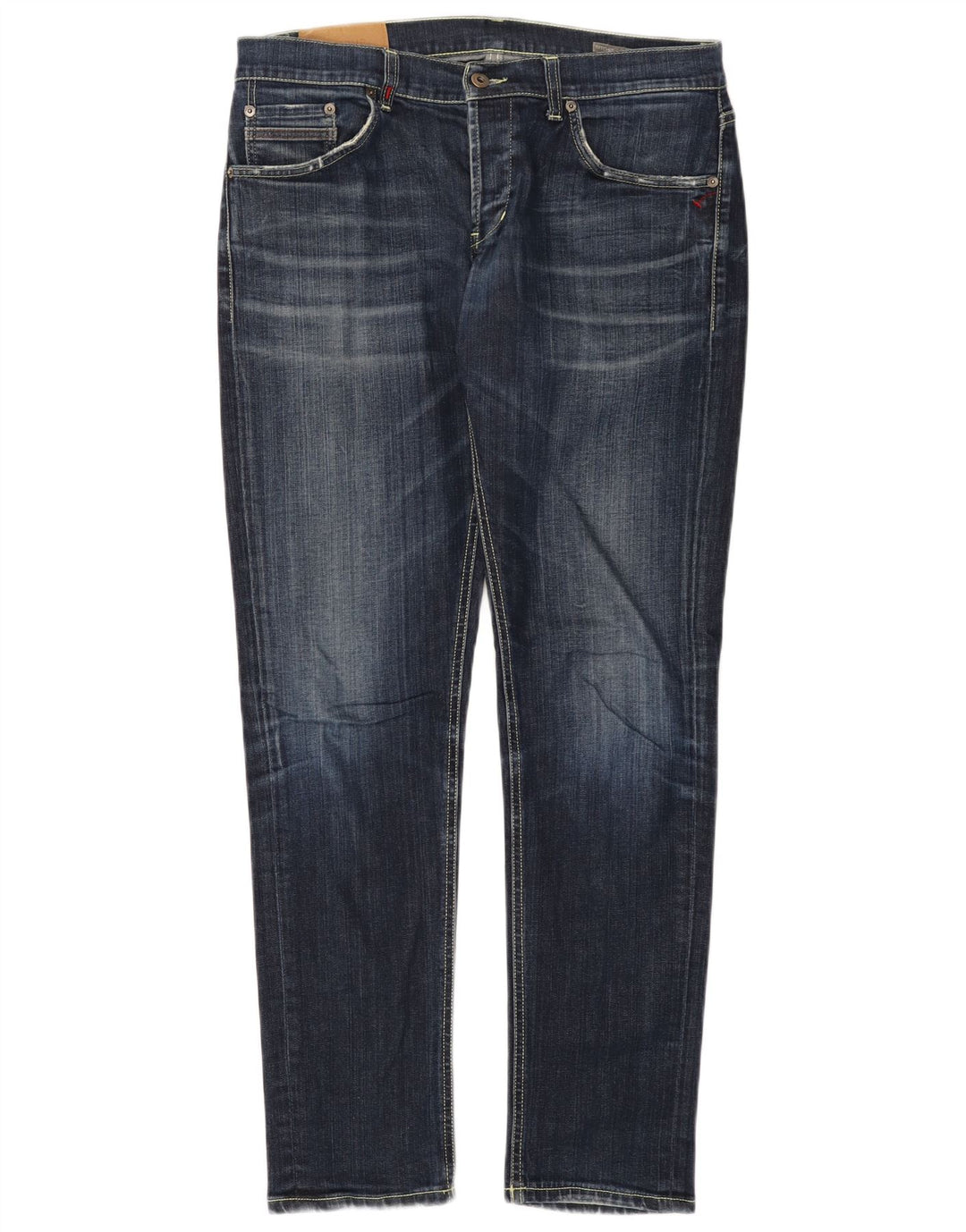 Dondup Mens Skinny Jeans W36 L31 Blue Cotton
