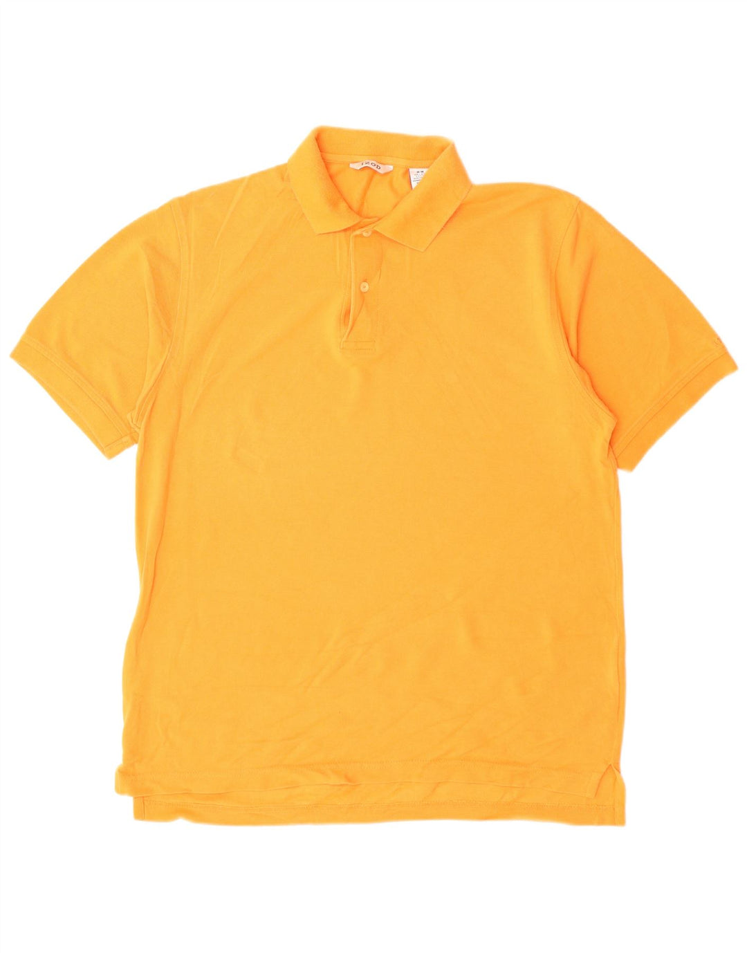 IZOD Mens Polo Shirt Medium Orange Cotton