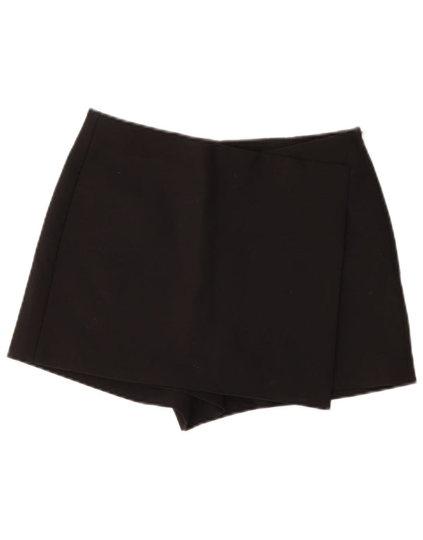 Zara Womens Casual Shorts Small W26  Black Polyester