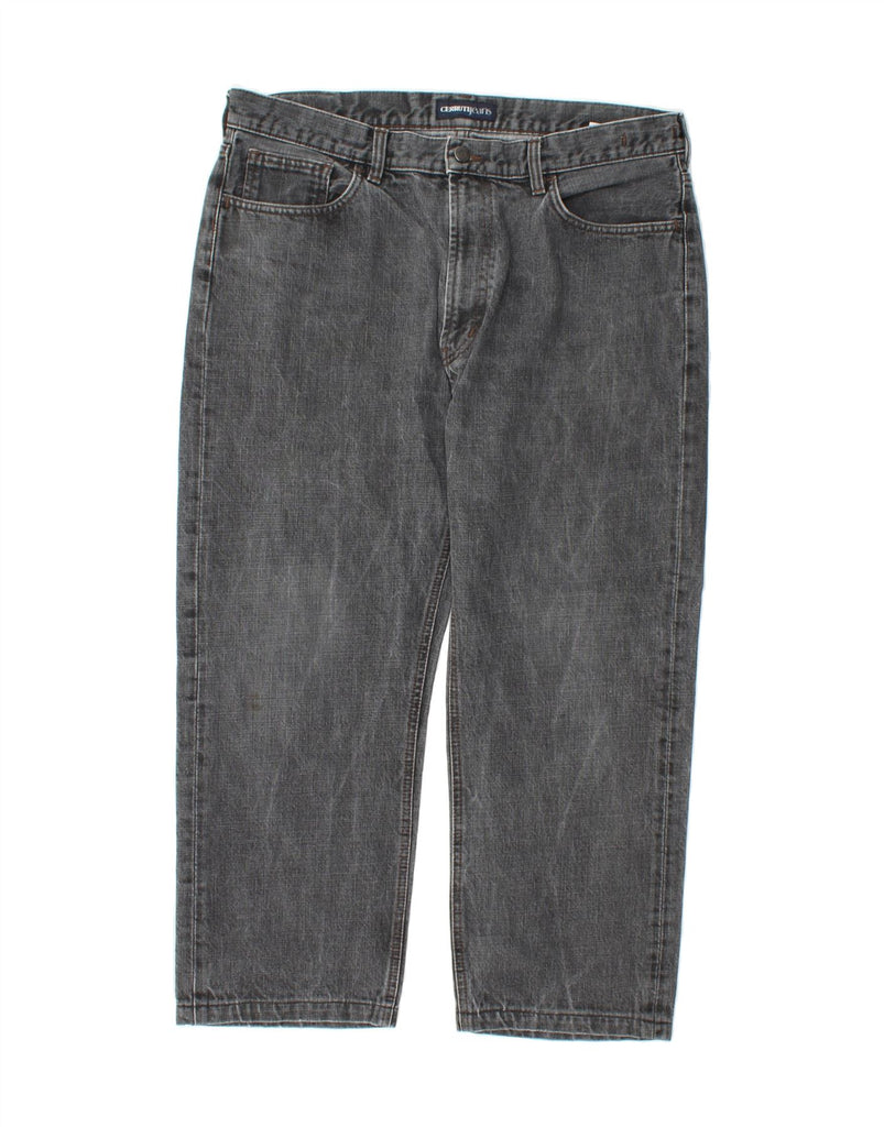 CERRUTI Mens Cropped Jeans W38 L24 Grey Cotton Vintage Cerruti and Second-Hand Cerruti from Messina Hembry 