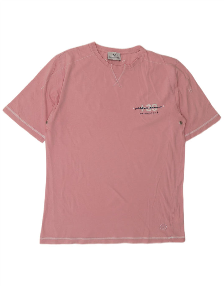 SERGIO TACCHINI Mens T-Shirt Top Medium Pink