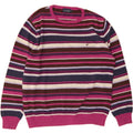 BROOKSFIELD Mens Crew Neck Jumper Sweater IT 52 Large Multicoloured Vintage Brooksfield and Second-Hand Brooksfield from Messina Hembry 